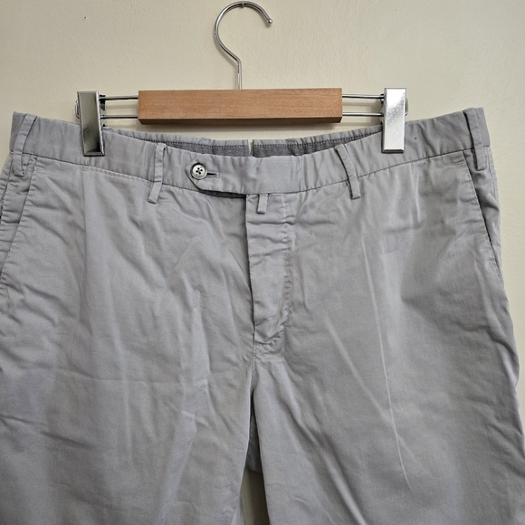 PT Torino Men's Slim Cotton Pebble Stone Chino Pants - Picture 3 of 13